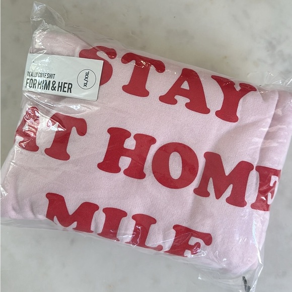 Hubs & Hers Stay At Home Milf Sweatshirt - Picture 1 of 3